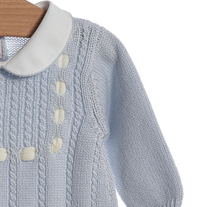 Tutina in pura lana fantasia treccine