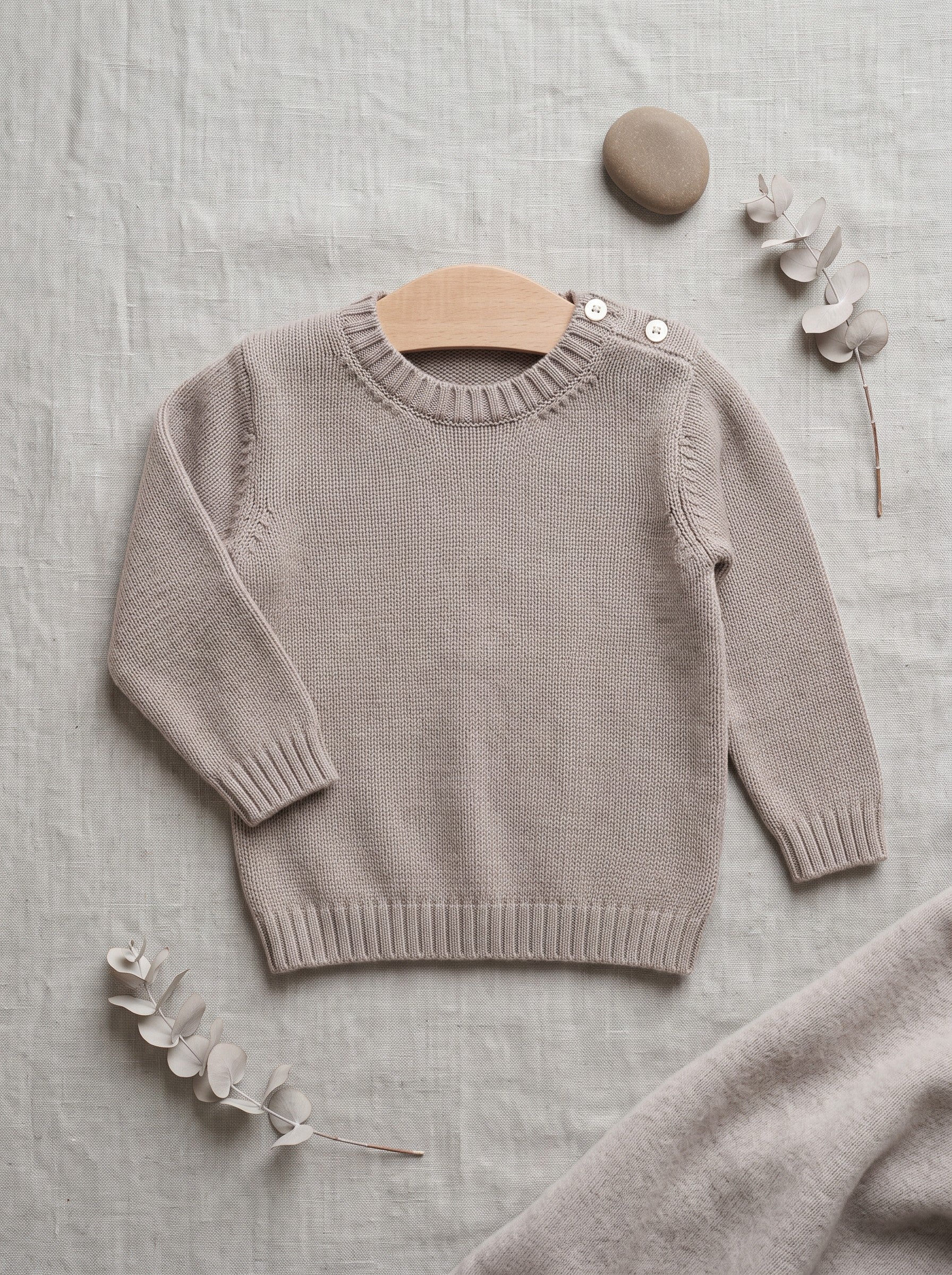 Girocollo bambino in pura lana merino | Made in Italy