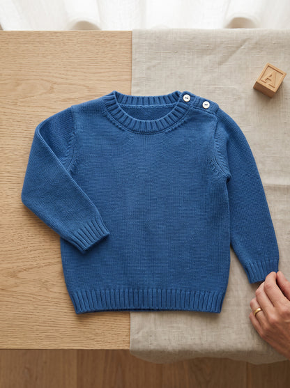 Girocollo bambino in pura lana merino | Made in Italy