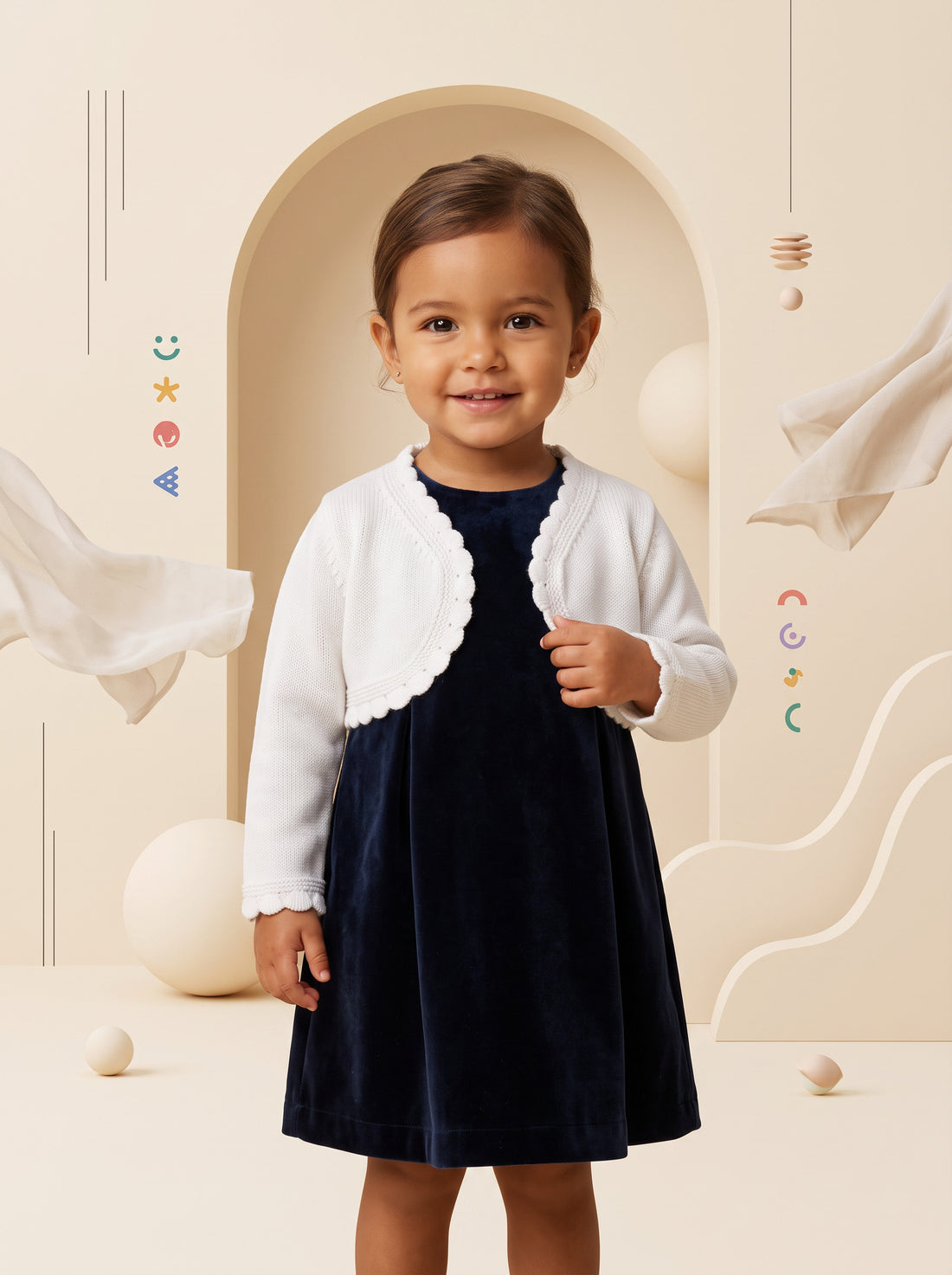 Coprispalle merletto bambina