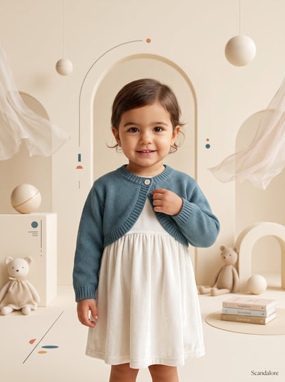 Coprispalle con bottone bimba