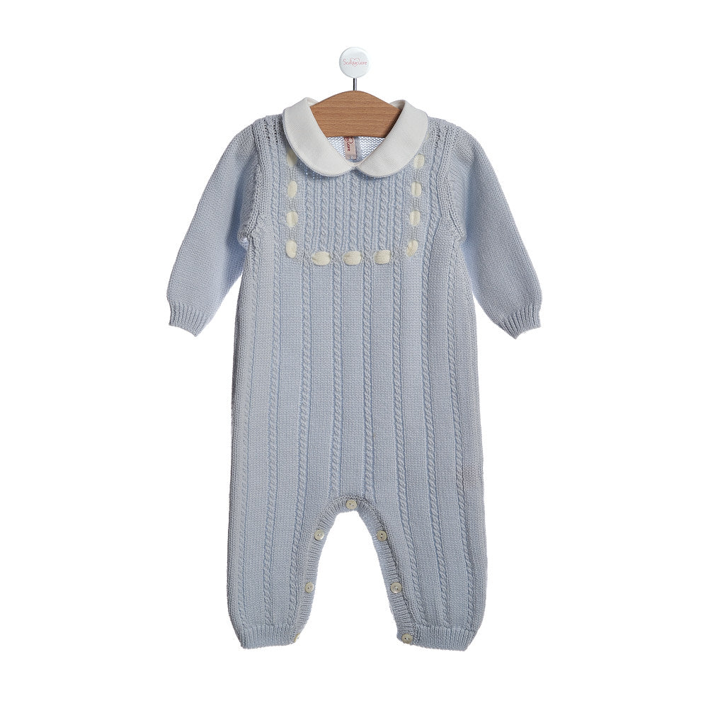 Tutina in pura lana fantasia treccine