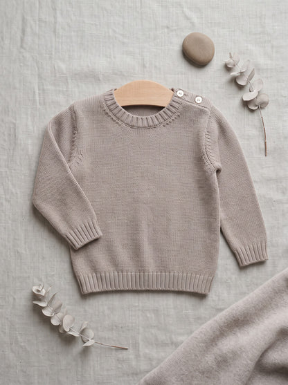 Girocollo bambino in pura lana merino | Made in Italy