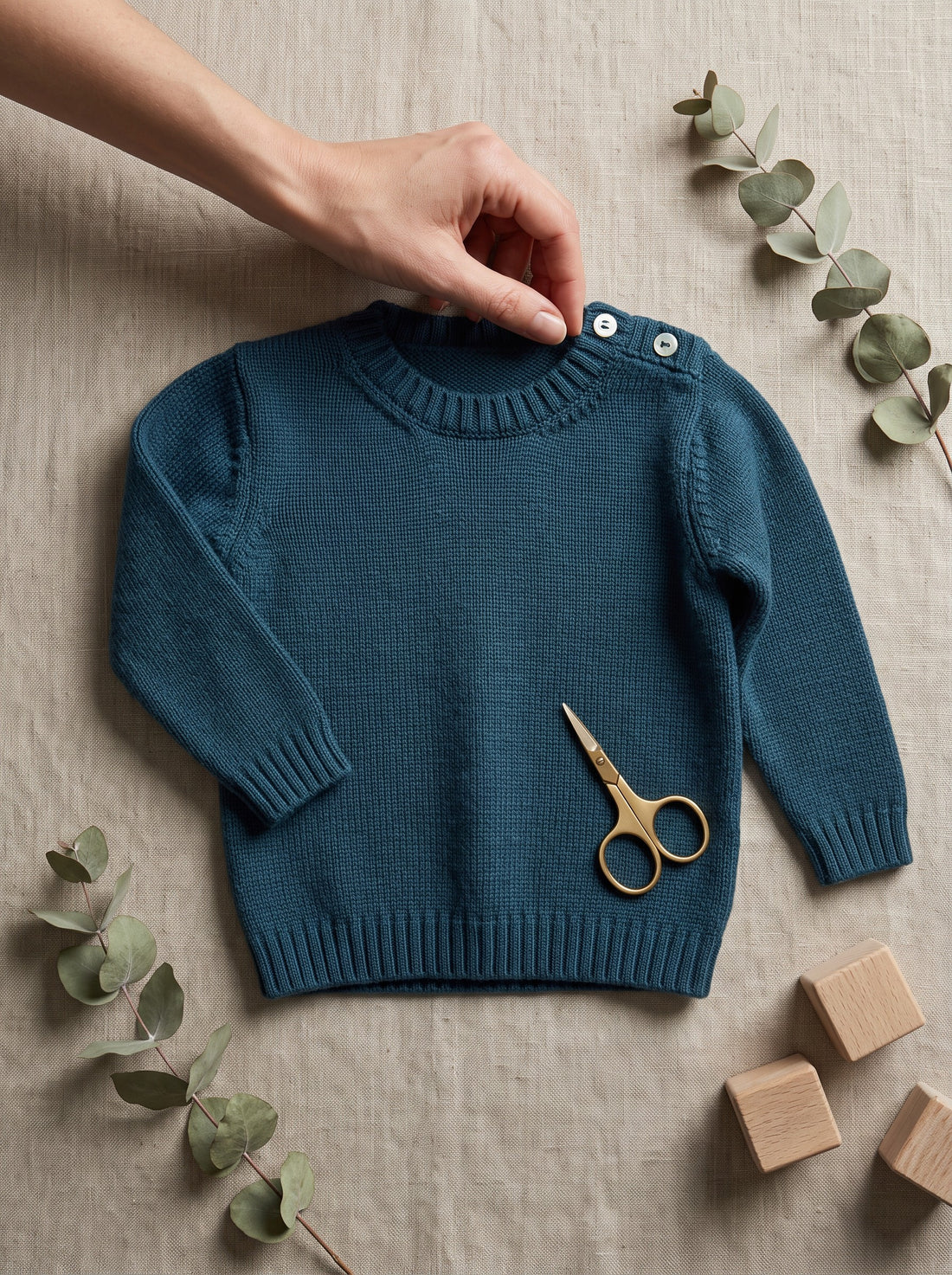 Girocollo bambino in pura lana merino | Made in Italy
